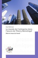Le Monde De L'entreprise Dans L'¿Uvre De Thierry Beinstingel Hajar Abdelnasser