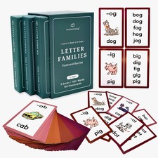 Phonics Flashcards - Brainstrong Letter Families - Box Set - Ages 5-7