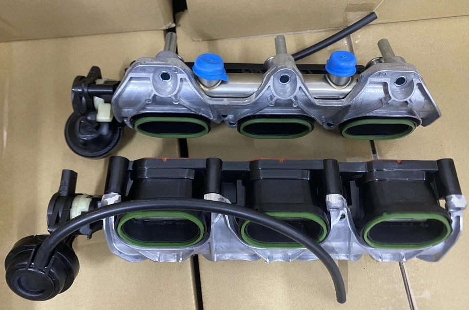 New Intake Manifold L+R Pair for 2010-2016 Audi S4 S5 A6 A7 Q5 Q7 OE#06E133109AF Foto 3 de 4