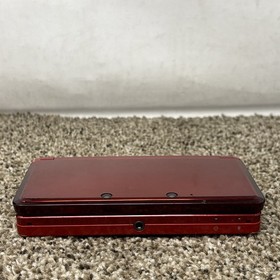 USA VERSION Nintendo 3DS Handheld System tested/working- Flame Red With Case