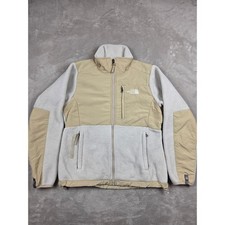 The North Face Denali Fleece Jacket Womens Small Tan Polartec Full Zip Outdoor