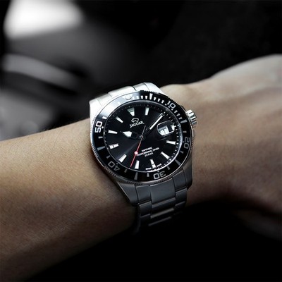 Jaguar Herrenuhr Edelstahl silber Jaguar Pro Diver Armbanduhr UJ860/D