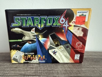 Star Fox 64 Rumble Pak Set (Nintendo 64 N64, 1997) In Box