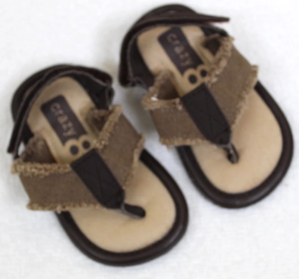 Chanclas Crazy 8 Baby Marrón Talla 3-4 Foto 2 de 3