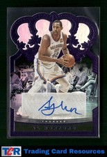 2020-21 Panini Crown Royale #CA-AHF Al Horford Crown Autographs Purple #/25