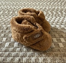 UGG Bixbee Baby Toddler Booties 0 / 1 Chestnut Faux Fur 11034971