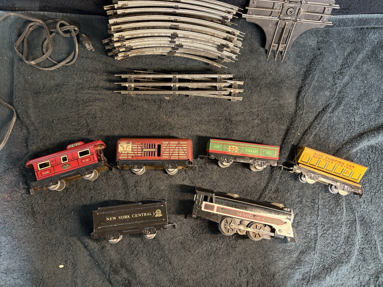 Vintage Marx Streamline NYC Freight Train Set in Original Box | eBay