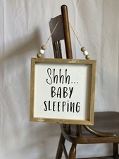   shhh  baby Sleeping  Accent Sign