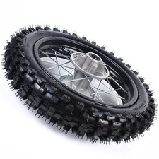 12" Rear Wheel Rim 80/100-12 Tire Fit Pit Dirt Bike 50/70/90/110/125/140cc