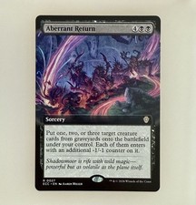 MTG: Aberrant Return (Extended Art) Commander: Lorwyn Eclipsed Reg NM