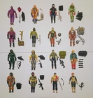 Vintage 1980s Hasbro GI G.I. Joe ARAH Lot Of 16 Figures w/Weapons & EVERY Card!