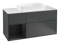 Villeroy & Boch Finion Waschbeckenunterschrank FüR Becken Mittig Regal Links...