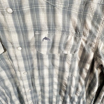 Chemise De Pêche Simms Pearl Snap - Homme Taille L - Multicolore à Carreaux - Occasion