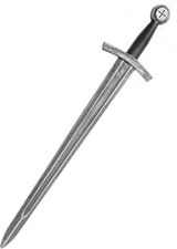 Crusader Knight Toy Sword,27.5" Plastics Sword Medieval Warrior Costume Accessor