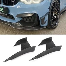 6 pcsFront Bumper Side Decoration Kit Carbon Fiber/Black Styling for BMW M4 M3