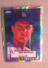 2021 Topps Chrome Platinum Anniversary - Don Drysdale #339 Prism Refractor