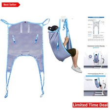Comfortable Durable Medical Lift Sling - 605lb Capacity with Easy Clean Fabric