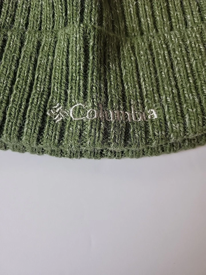 Columbia Verde Acanalado Tejido Reloj Gorra Invierno Sombrero Gorro Unisex Adulto Talla Única Foto 3 de 4