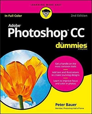 Adobe Photoshop CC For Dummies - Paperback, by Bauer Peter - Very Good