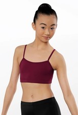 Dance Pre-Owned Sports Bra Small Adult Burgendy Balera MT3477 Crop Top