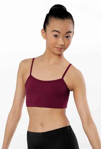 Dance Pre-Owned Sports Bra Small Adult Burgendy Balera MT3477 Crop Top