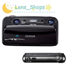 Fujifilm FinePix Real 3D W3 Digital Camera 10MP 3X Optical Zoom CCD Sensor Black