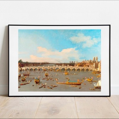 Kunstdruck Canaletto Westminster Brücke London Poster Wandkunst London Aufdruck