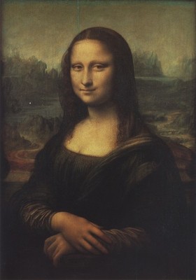 Leonardo da Vinci Mona Lisa Portrait berühmtes Renaissance Gemälde Louvre Museum A
