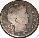 1898 Barber Half Dollar