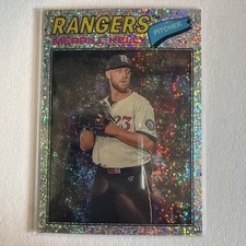 2026 Topps Heritage Silver Sparkle Chrome MERRILL KELLY SP #316 🔥 Rangers