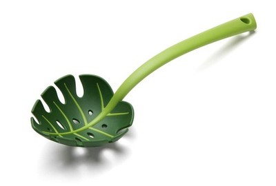 OTOTO Jungle Spoon Monstera Ladle - BPA-Free High Heat One Size, Multicolor 