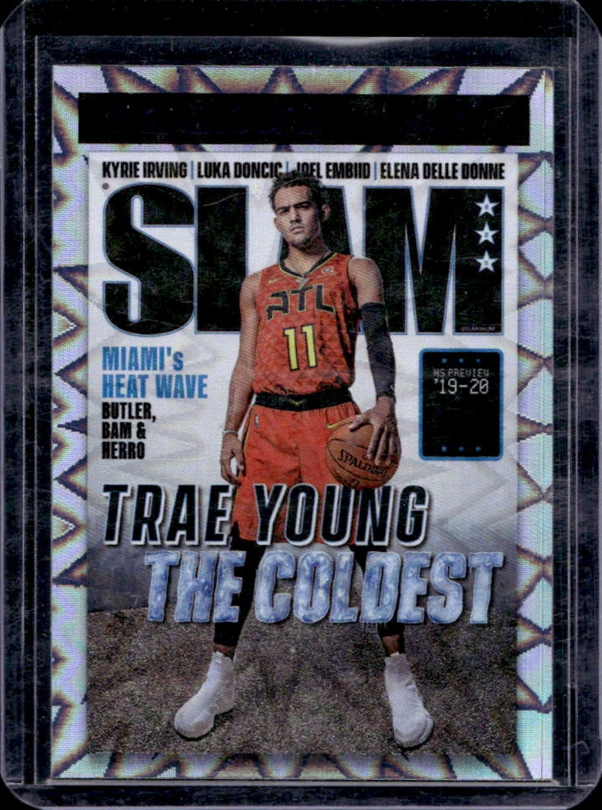 2020-21 Hoops Trae Young Slam Purple Explosion #6 Hawks