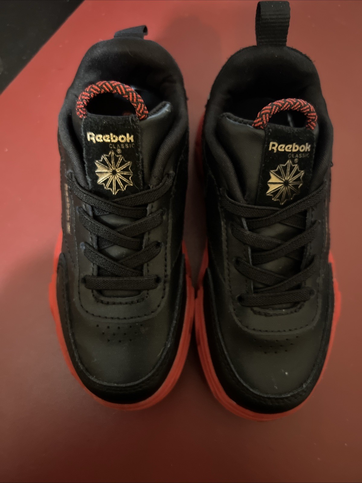 Cardi B Reebok Toddler Size 6.5 U S Red/Black