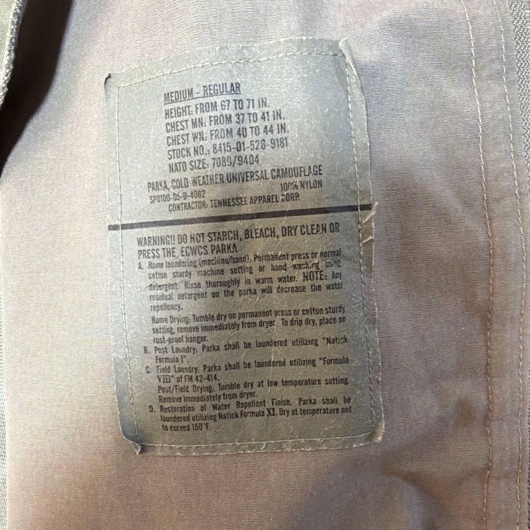 Used Buzz Rickson's Authentic Gen2 Ecwcs Parka Ja… - image 3