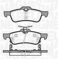Magneti Marelli Bremsbelagsatz, Scheibenbremse Hinterachse U.A. FüR Daihatsu