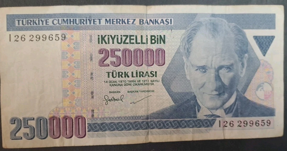 25+ 1998 Turkish Paper Money for sale | Updated Oct 2026