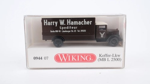 Wiking N 094407 MB L 2500 Camión Maleta W. Hamacher | Condition: Gebraucht