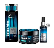 TRUSS Deluxe Prime Shampoo with Mask & Resconstructive Oil Set Bundle