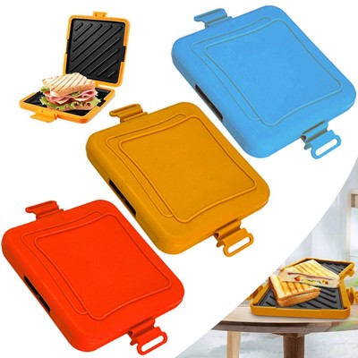 Toast Sandwichmaker Maschine Waffeleisen Mikrowelle Toastie mikrowellengeeignet
