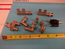 LOT BNC CONNECTOR ADAPTERS RF MICROWAVE FREQUENCY AS PICTURED AS IS B6H-17