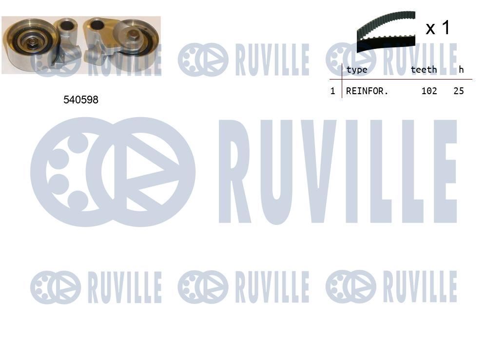 Kit distribution courroie galet Toyota Land Cruiser 90 4 Runner III 3.0
