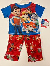New Paw Patrol Toddler Boys Short Sleeve 2pc Pajama Short Set Size 12M