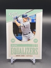 2019 Panini Leather and Lumber Equalizers #17 Aaron Judge New York Yankees
