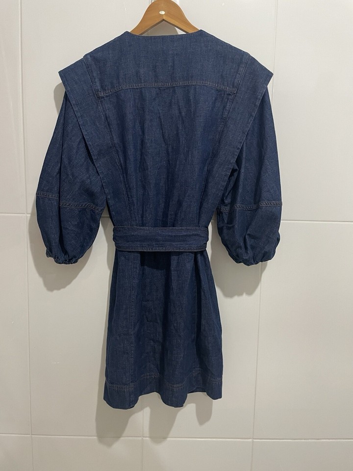 Zimmermann Alight Denim Dress Size 1 eBay