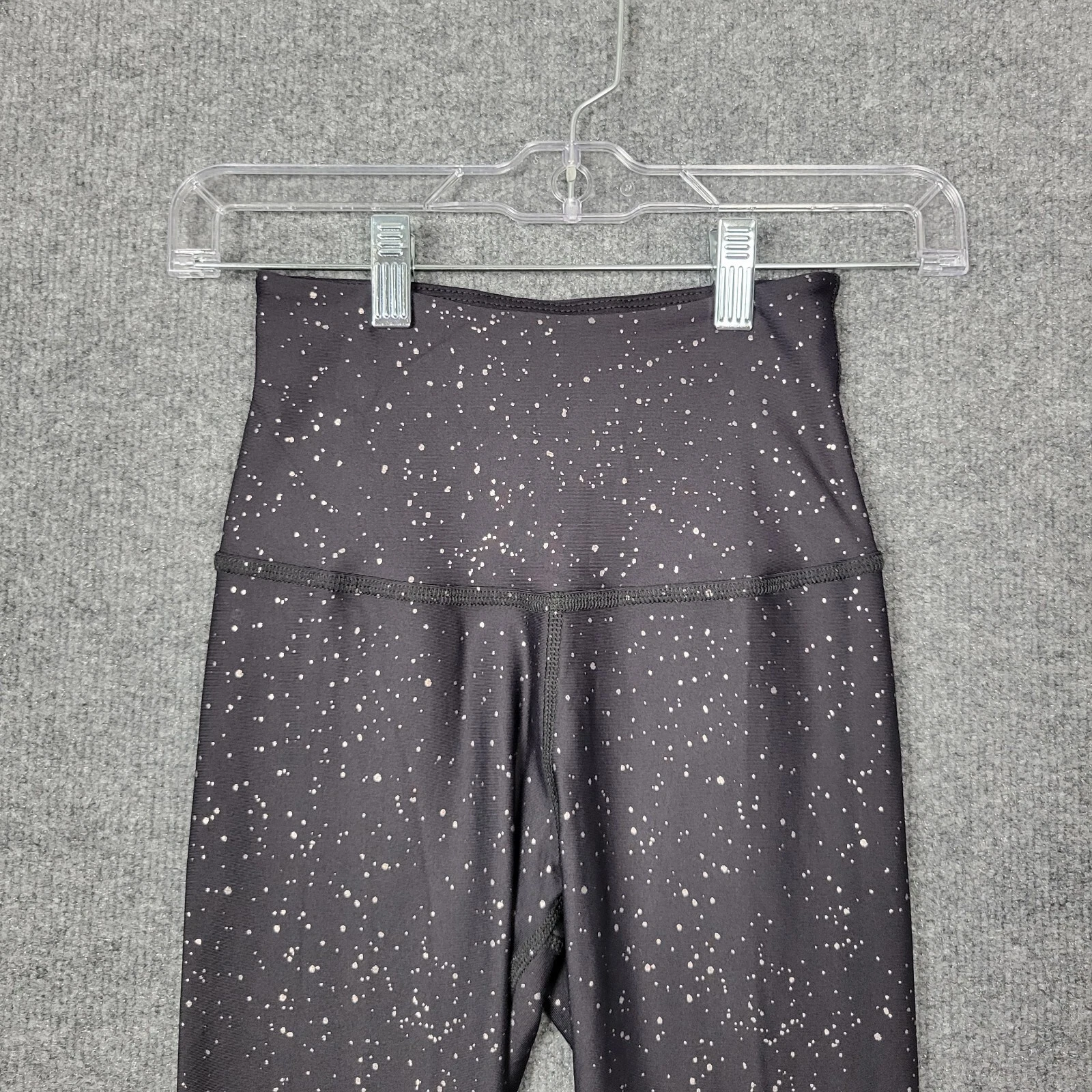 beyond-yoga ombre high waist metallic speckled leggings