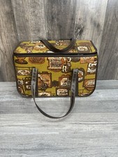 Vintage Gerber Diaper Bag Tote Bottle Bag Hinged Carry 40  s 50  s 60  s 70  s 