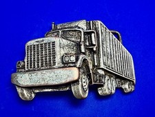 Semi Truck Long Haulers Trucking Driver Trucker 1980 Great American Belt Buckle