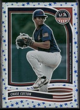 Chase Cotton 2024 Panini Stars & Stripes USA Baseball Stars #175 USA Baseball