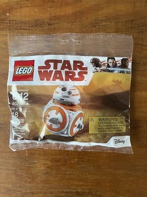Lego Star Wars Polybag, 40288, BB-8 New and Sealed rare set Mint Condition  673419283847|