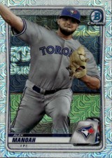 2020 Bowman Alek Manoah #BCP-149 Chrome Prospects Mojo Refractor Blue Jays 7J
